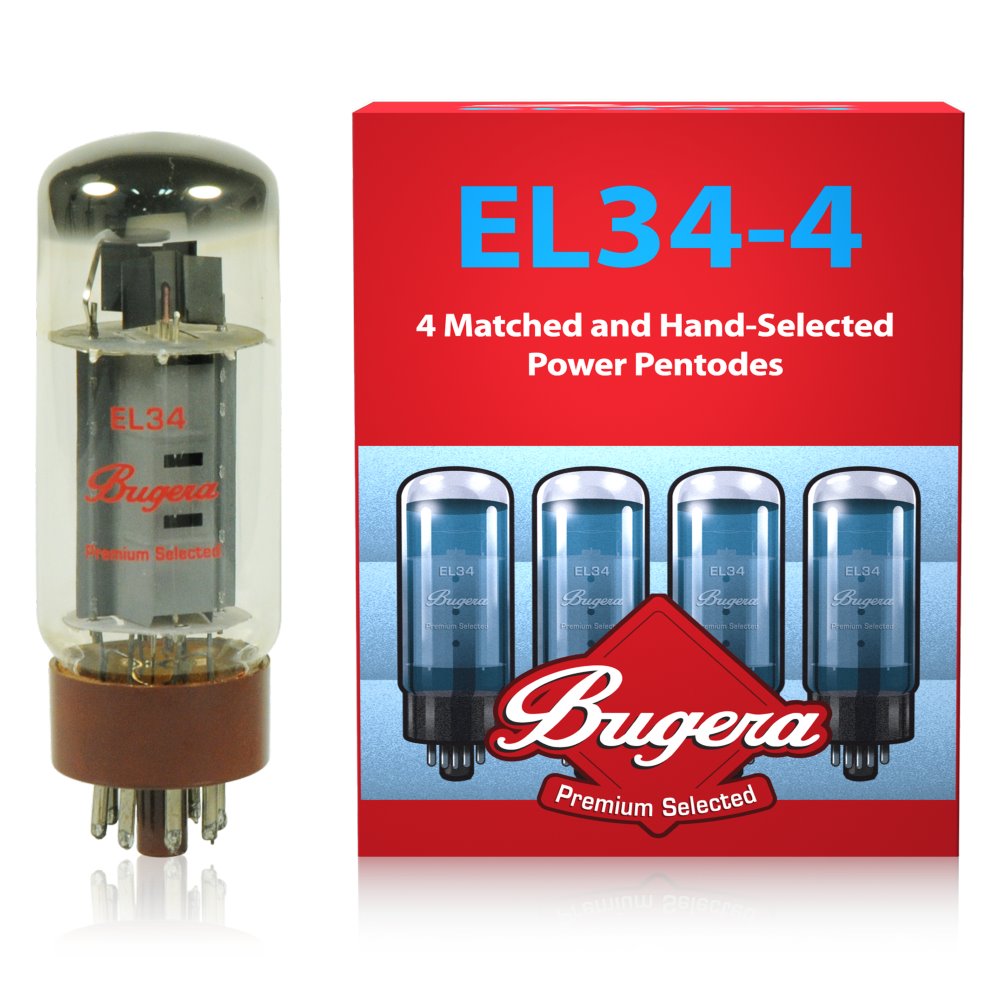 Bugera EL34-4 진공관 4개 세트